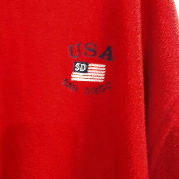 RED USA San Diego Fleece Size L - Picture 2 of 6